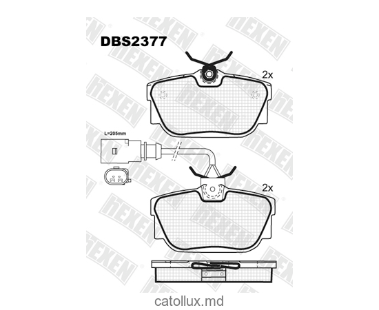DBS2377 SP 484 T5135 *  VW Sharan,Transporter T4 15 spate +senzor 