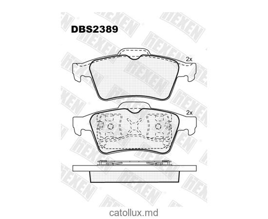 DBS2389 (SP 357) (T1215) * Ford Focus II/Nissan Primera(P11,12)/Opel Vectra C spate 