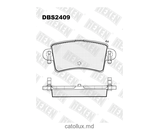 DBS2409 (SP 496) (T1246) * Nissan Interstar/Opel Movano/Renault Masterspate 