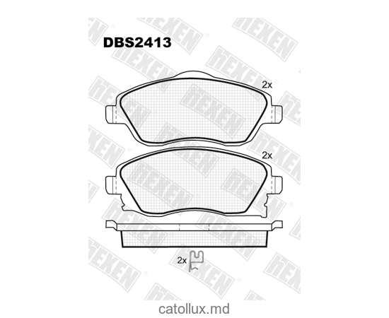 DBS2413 (SP 320) (T5128) * Opel Combo,Corsa C,Meriva,Tigra   (01-) fata 