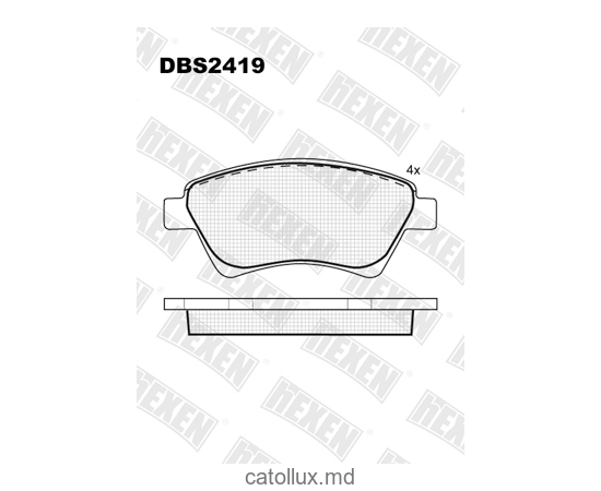 DBS2419 (SP 408) (T1373) * Renault Megane II,Scenic II,Laguna II fata 