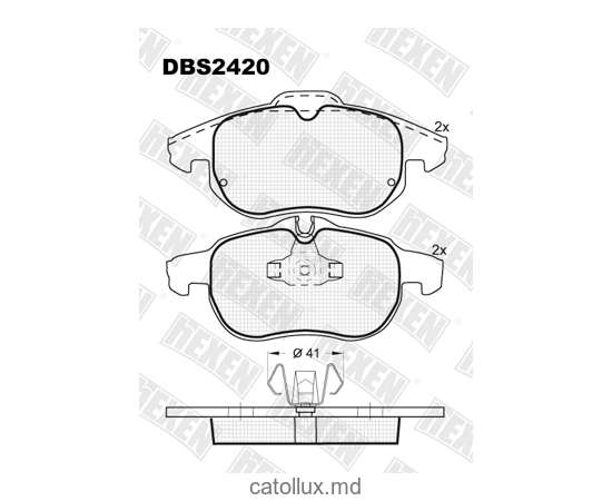 DBS2420 (SP 431) (T 1234)* Fiat Croma II, Opel Signum, Vectra C, Saab 9-3 II  fata 