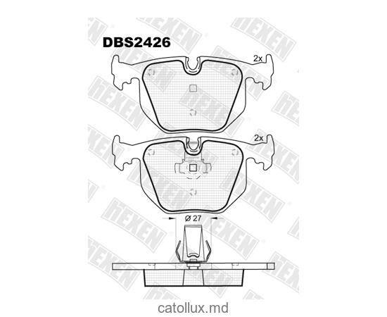 DBS2426 (SP 271) (T1117) * BMW 5 (E39), 7 (E38) , X3 (E83) , X5 (E53) spate 