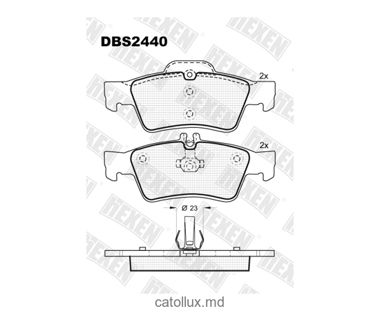 DBS2440 (SP 404) (T5155) * Mercedes E211,W212,W220,W221  spate 
