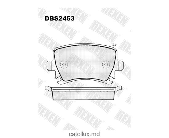 DBS2453 (SP 321) (T1377)* Skoda Octavia,Superb/ VW Caddy,Golf,Jetta,Passat,Touran  spate 