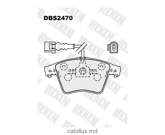 DBS2470 (SP 311) (T1457)* VW Multivan,Transporter T5 fata(+senzor) 