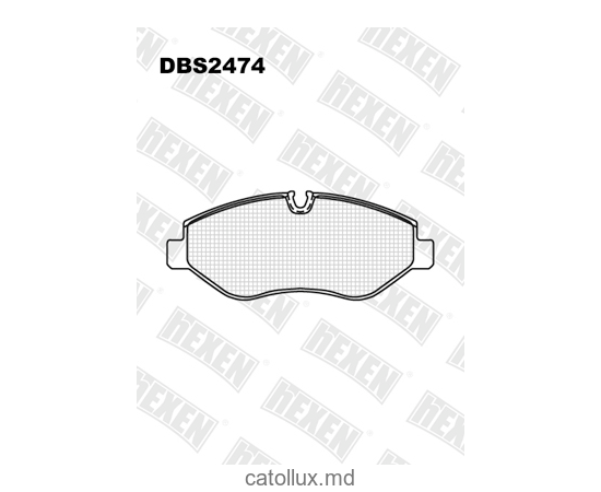 Тормозные колодки DBS2474 (SP 407) (C6024)*Mercedes Sprinter,VW Crafter пер.(+дачик) Kолодки/garnitura de frina 
