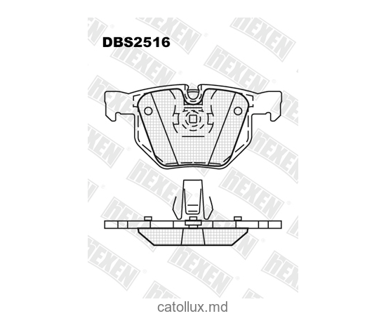 DBS2516 (SP 637) (T1366) * BMW 5 (E60,E61), 6 (E63,E64), X5 (E70), X6 spate 