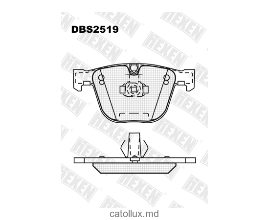 DBS2519 (SP 627) (T1293) * BMW 5 (E60,E61), 7 (E65,E66), X5 (E70) spate 