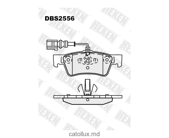 DBS2556 (T1622) * Mercedes C-Class (W204), E-Class (W212) fata 
