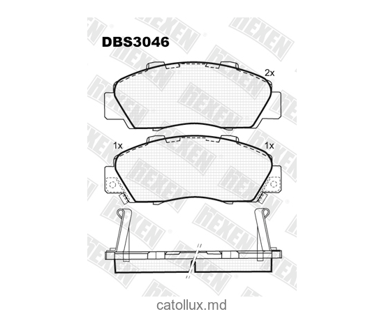 DBS3046 (SP 253) (FDB905) * Honda Accord,Civic,CRV,HRV,Legend/ Rover 600 fata 