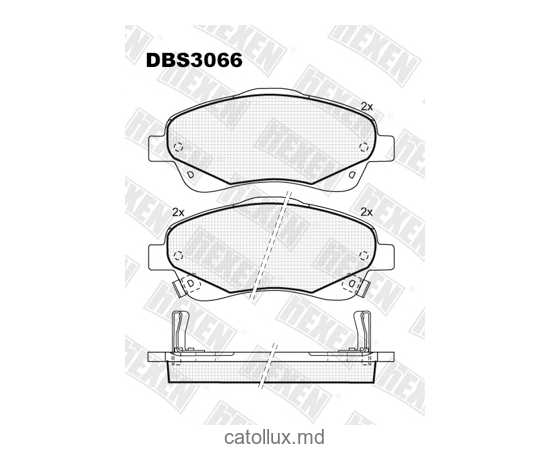 DBS3066 (SP 368) (T3129) * Toyota Avensis,Corolla Verso fata 