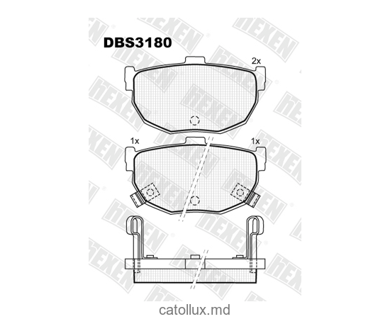 DBS3180 (SP 386) (T0391) * Hyundai Coupe, Elantra, Kia Cerato, Nissan Maxima spate 
