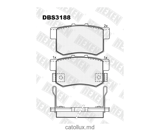 DBS3188 (SP 168) (T1263) * Honda Accord,Civic,Legend/Rover 600 spate 
