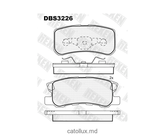 DBS3226 (SP 343) (T1276) * Mitsubishi Grandis,Pajero spate 