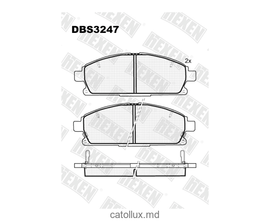 DBS3247 (SP 338) (T1273) * Infiniti Q45,QX4 / Nissan Pathfinder,X-Trail fata 