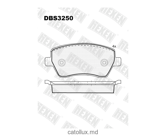 DBS3250 (SP 383) (T1399) * Nissan Micra, Note,Tiida / Renault Clio III,Kangoo II fata 