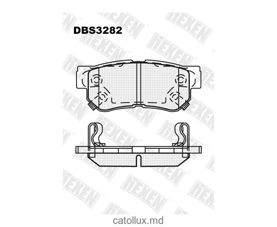 Тормозные колодки DBS3282 (SP 326) (T1305) * Hyundai  Elantra, Sonata,Tucson, Kia Carens, Magentis задн. 