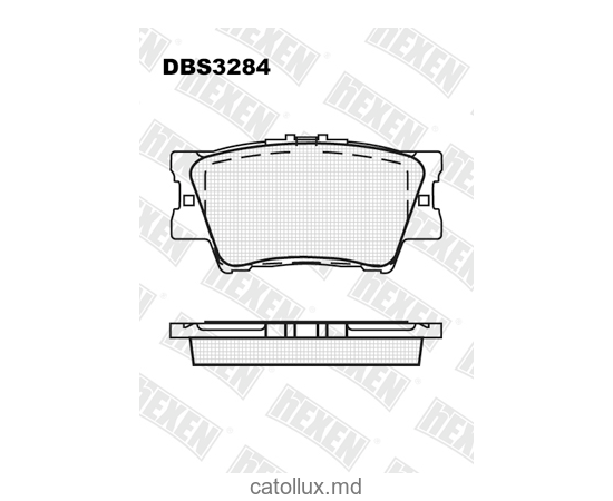 Тормозные колодки DBS3284 (SP 336) (T1582) * Lexus ES / Toyota Camry   (06-), RAV4 пер. 