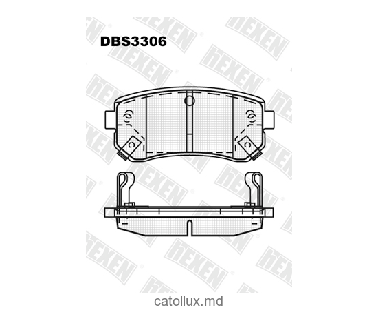 DBS3306 (SP 380) (T1592) * Hyundai Accent,i30 / Kia Ceed,Pride,Rio spate 