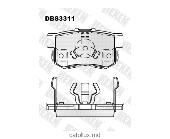 DBS3311 (T1263)* Honda Accord,CRV II spate 