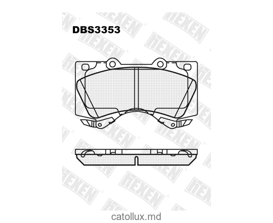 DBS3353 (SP 400) (T1681)* Lexus LX / Toyota Land Cruiser,Sequoia,Tundra fata 