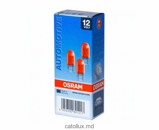 Автолампа OSRAM 12V WY5W W2.1x9.5D amber (2827) 