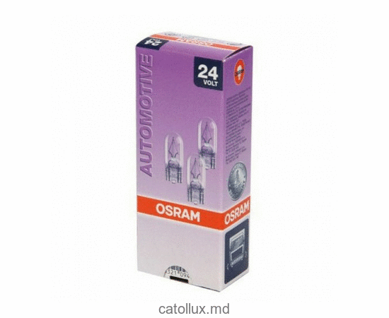 Bec auto OSRAM 24V W5W W2.1x9.5d (2845)  Bec auto OSRAM 24V W5W W2.1x9.5d (2845)