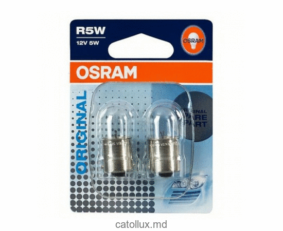 Bec auto OSRAM 12V R5W BA15s (5007-02B) 