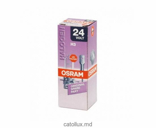 Автолампа OSRAM H3 24V 70W PK22s (64156)  Автолампа OSRAM H3 24V 70W PK22s (64156)