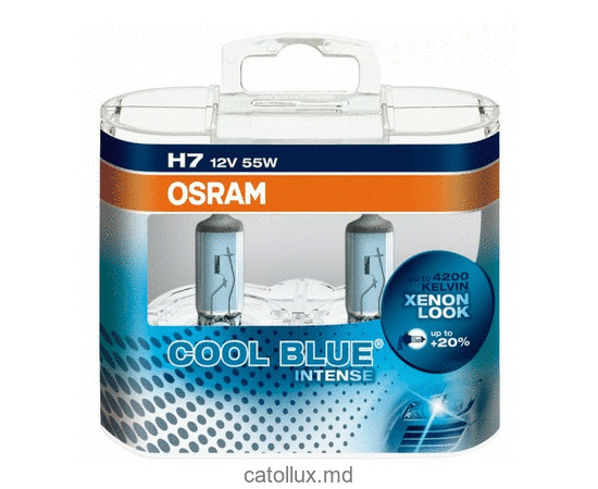 Автолампа OSRAM H7 Cool Blue Intense 4200K 12V 55W PX26d (64210CBI BOX)  Автолампа OSRAM H7 Cool Blue Intense 4200K 12V 55W PX26d (64210CBI BOX)