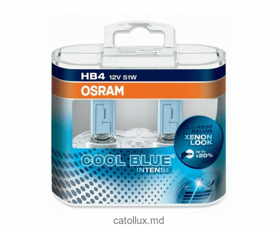 Автолампа OSRAM HB4 9006 Cool Blue Intense 4200K 12V 51W P22d (9006CBI BOX) 