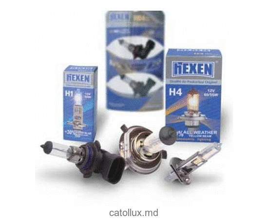 Автомобильная Лампочка Hexen H4 12V 60/55W P43t Prime +30% (3412PL(BL2)) 