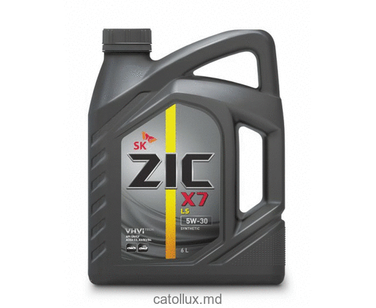 Корейское масло ZIC  X7 LS 5W-30  6L  Корейское масло ZIC  X7 LS 5W-30  6L