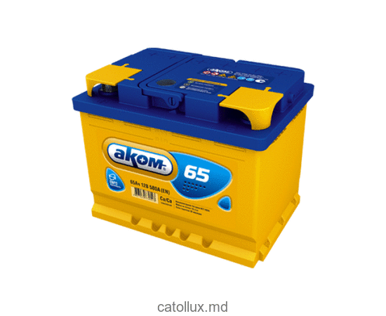 Аккумулятор автомобильный Аком 6 CT-65 VL Euro P+ 