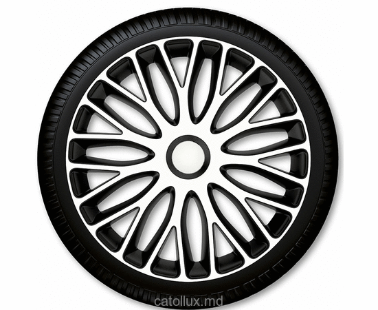Колпаки для колес  15 Mugello White Black 
