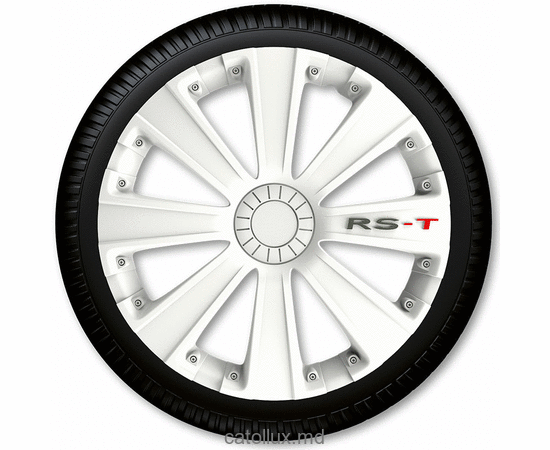 Колпаки для колес  14  RS-T White 