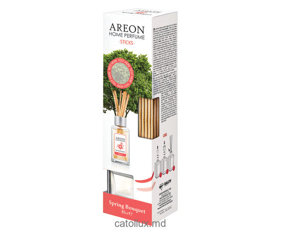Aromatizator de aer Areon Home Parfume Sticks 85ml (Spring Bougnet) 