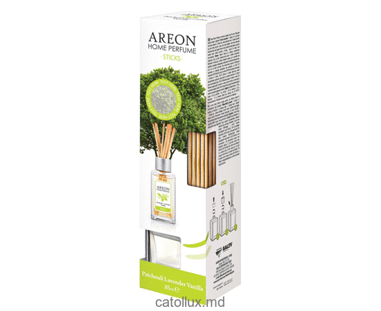 Aromatizator de aer Areon Home Parfume Sticks 85ml (Potchouli-Lavender)  Aromatizator de aer Areon Home Parfume Sticks 85ml (Potchouli-Lavender)