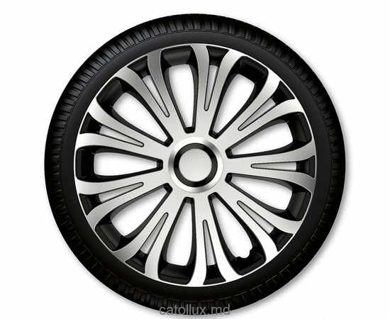 Колпаки для колес 16 AVERA SILVER & BLACK 