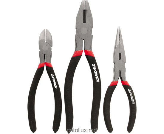 Набор инструмента 3 предмета. ZIPOWER PM4134 