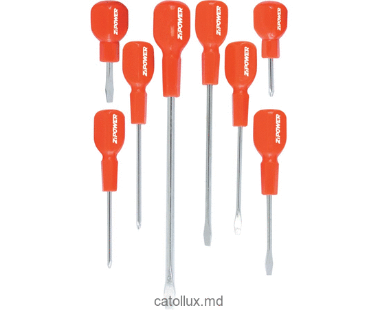 Набор отверток 8 предметов. ZIPOWER PM4153 