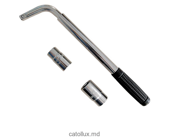 Баллонный телескопический ключ со съемными торцевыми головками, ZIPOWER 