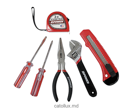 Set scule ZIPOWER PM5160, 6 buc 