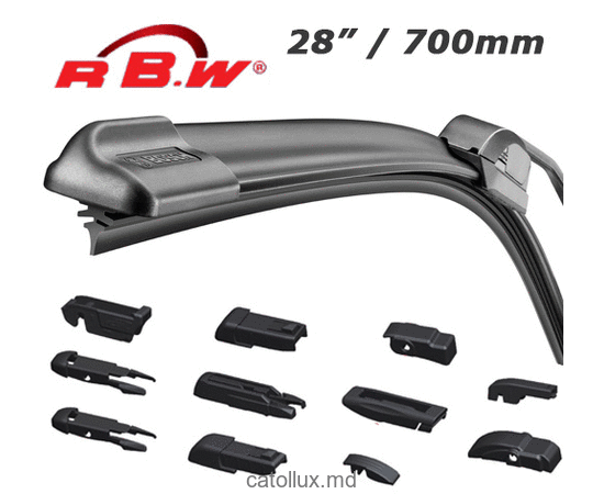 Щетка стеклоочистителя бескаркасная дворники R.B.W.  28 700mm 28 для легковых автомобилей 